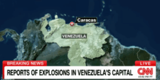 How News Networks Reported on the Military Operation in Venezuela