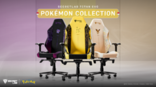 Secretlab has unveiled its most impressive TITAN Evo lineup yet, featuring a special Pokémon collaboration.