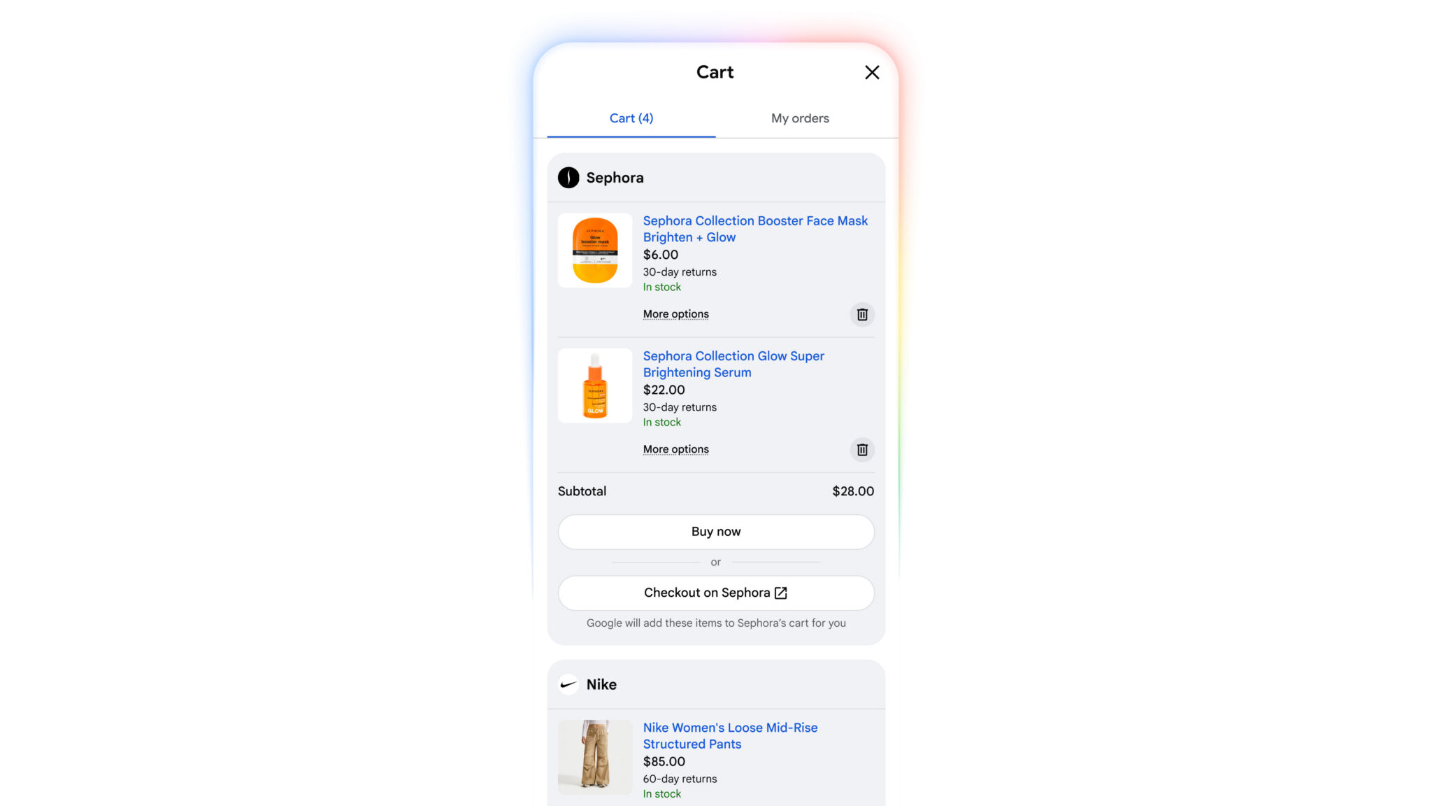 Google Search Universal Cart, broadens UCP and AP2