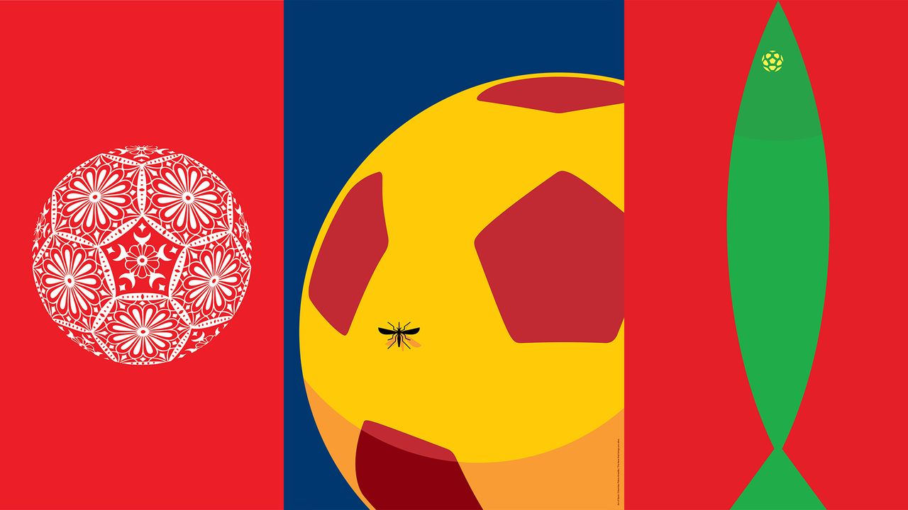 These stylish FIFA World Cup posters are true works of art