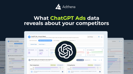 What ChatGPT Ads data reveals about your competitors by Adthena